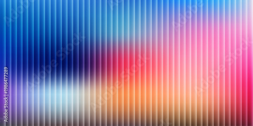 Modern Abstract Background Featuring Vibrant Gradient Colours with Vertical Lines and Creative Geometric Pattern Design