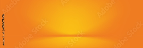 Yellow studio space. Limbo light background, eps10, vector