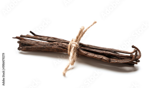 Tied aromatic vanilla stick...