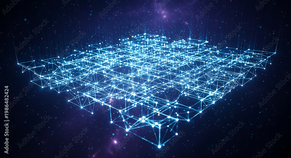 © makmurriansyah - Digital Network Connectivity Concept Illustration 1. © makmurriansyah - Digital Network Connectivity Concept Illustration 1.