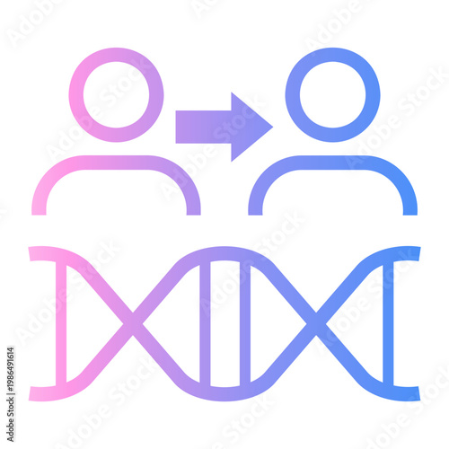 duplicate Line Gradient Icon