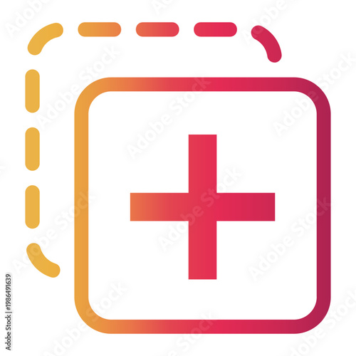 duplicate Line Gradient Icon