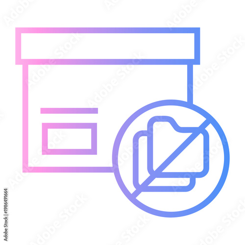 duplicate Line Gradient Icon