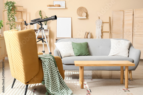 Interior of living room wit...