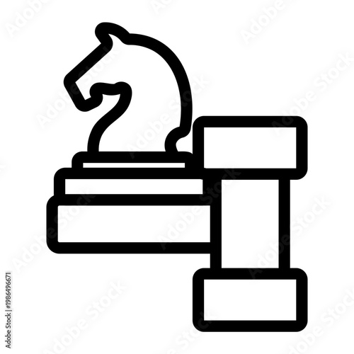 regulatory Line Icon