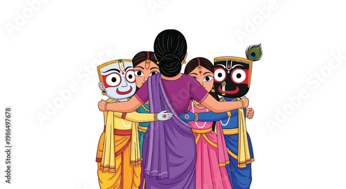 Lord Vishnu as Shesha Nag A detailed depiction of the hindu deity