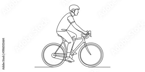 Continuous line drawing of a child sitting on a parent's shoulders holding a toy airplane.