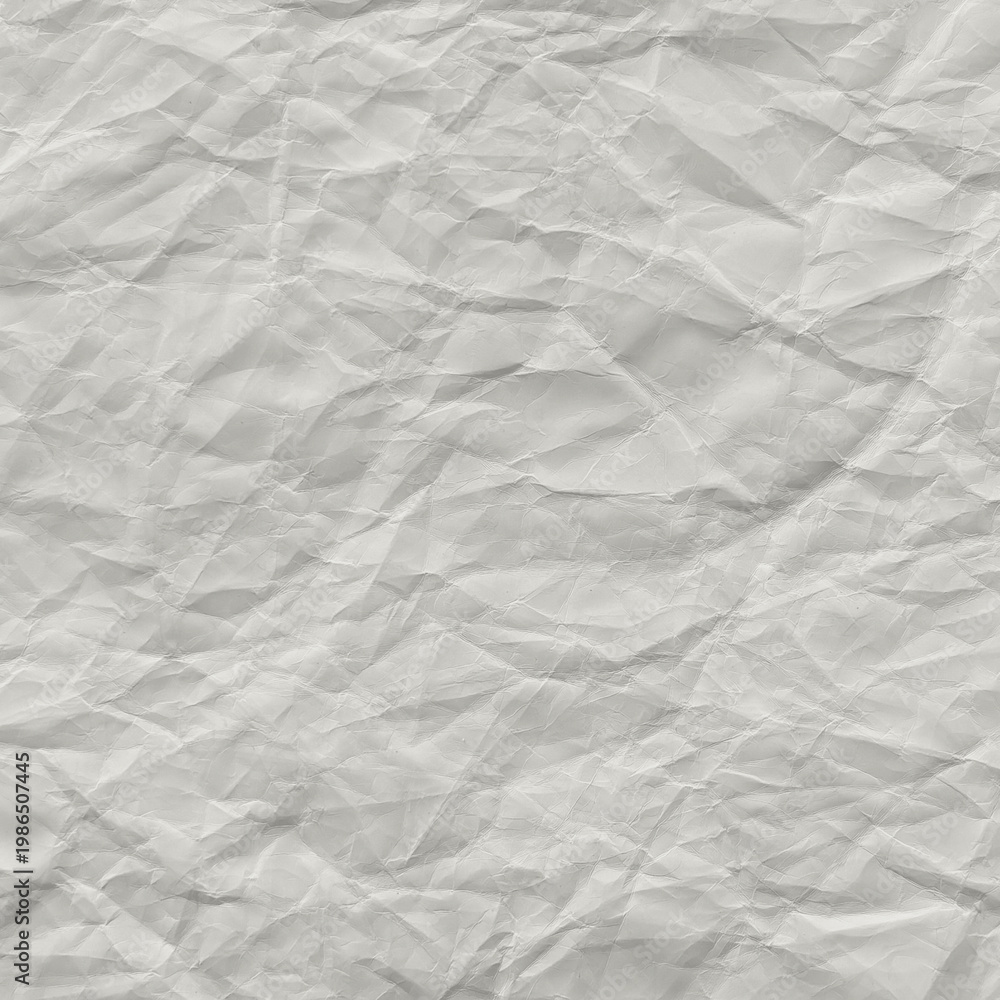 Obraz premium Crumpled white paper texture background