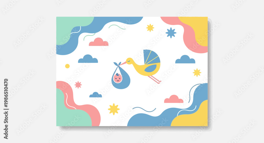Naklejka premium Colorful abstract background design.