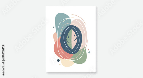 Colorful Abstract Art Design.