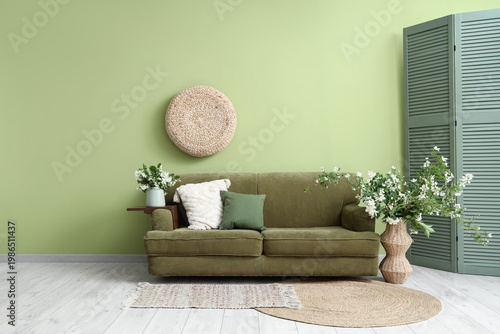 Interior of living room wit...