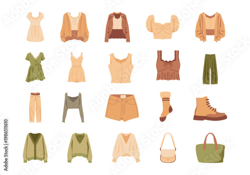 autumn fashion illustration