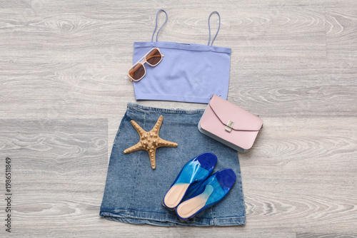 Female summer clothes with ...
