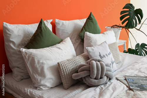 Different pillows on comfor...