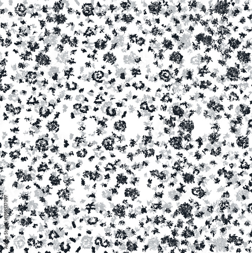 A noisy texture in the form of dirty spots with gray shadows.