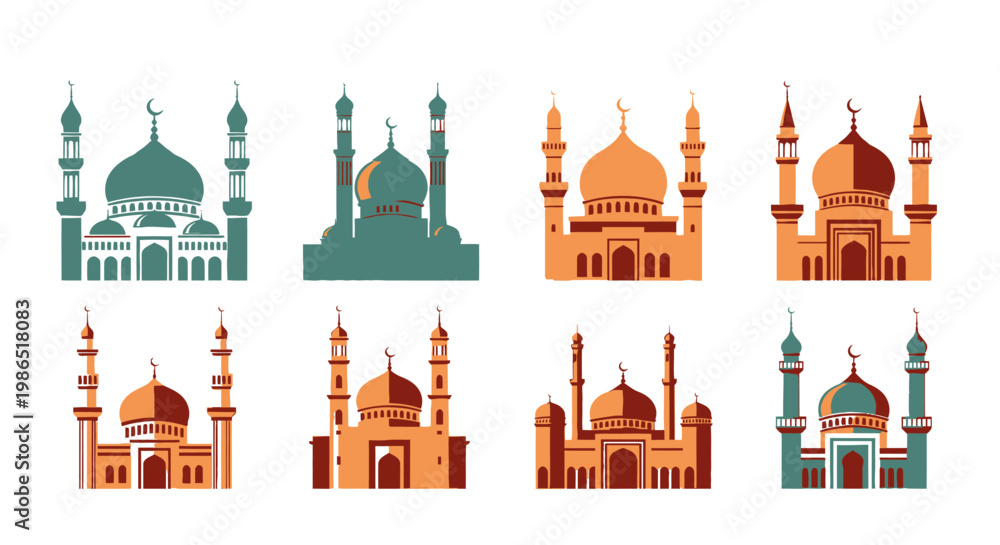 Fototapeta premium Mosque architecture Islamic building design 1.