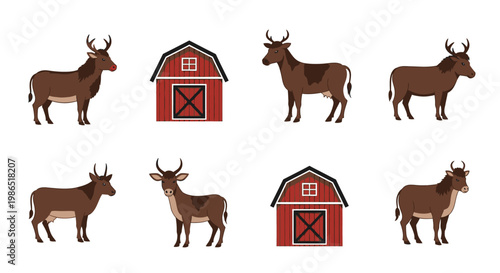 Brown Deer and Red Barns Farm.
