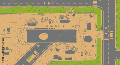 Vehicles on a Road Network System.