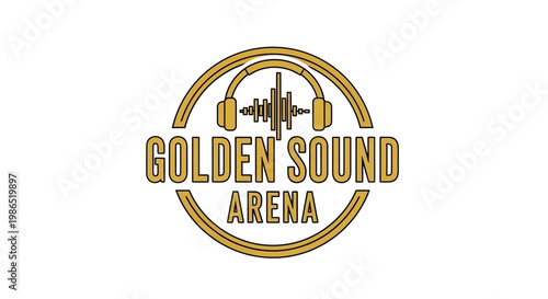 Golden Sound Arena Music Logo.