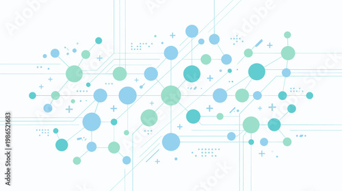 Cleanical Technology Network Illustrating Interconnected Medical Data and Healthcare Innovation