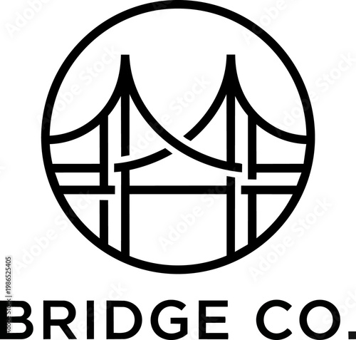 Minimalist geometric vector shape on transparent backdrop for modern abstract design element and isolated graphic resource in black and white