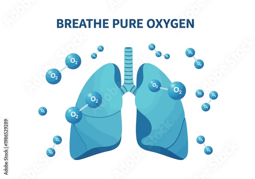 Breathe Pure Oxygen Vector Illustration A Deep Dive into Respiratory Health and Air Quality