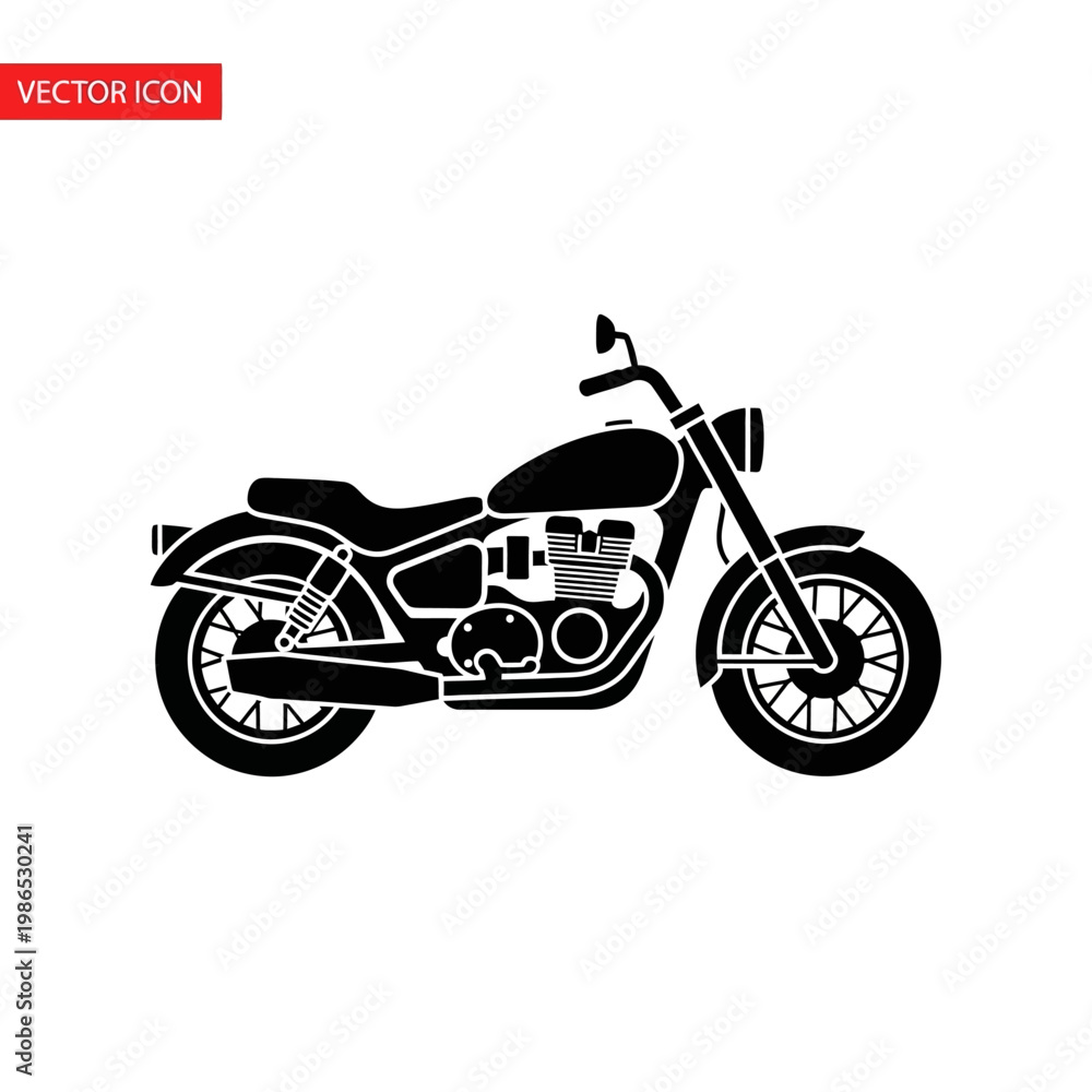 Fototapeta premium motorcycle vector illustration