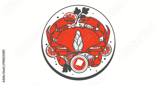 Crab Seafood Shell Ocean Crustacean.