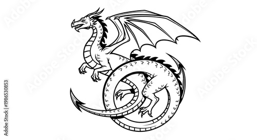 Dragon Mythical Creature Fantasy Animal.