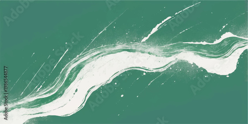 Abstract blue ocean wave background illustration with water, sea, surf, and summer beach elements