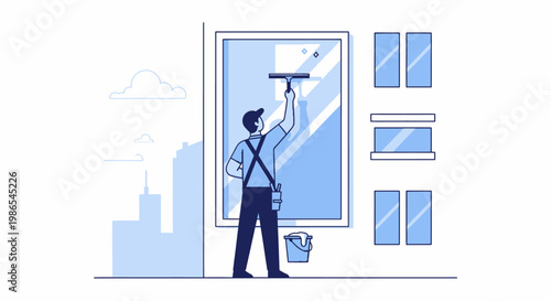 Man painting a large wall surface.