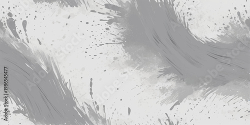 Black and white abstract grunge texture background with old worn surface, snowy winter cold tones, rough painted wall and vintage textured design pattern