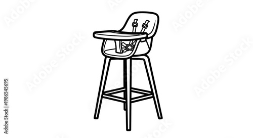 Baby High Chair for Eating Meals.