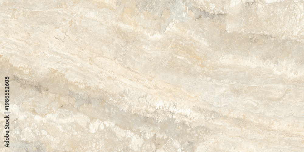 Obraz premium Cream Ivory Marble Texture Background, High Resolution Limestone Marble Texture Used For Interior Abstract Home Decoration And Ceramic Wall Tiles And Floor Tiles Surface.