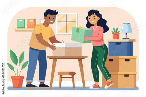 couple in the kitchen