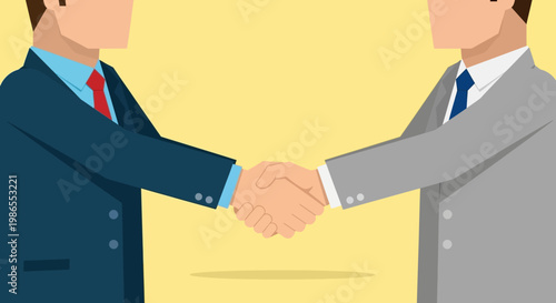 Handshake Harmony: Two professionals seal a deal, their clasped hands symbolizing trust, partnership, and successful negotiation. This image represents the essence of agreement and collaboration.