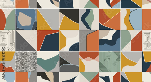 A colorful abstract geometric pattern (1)