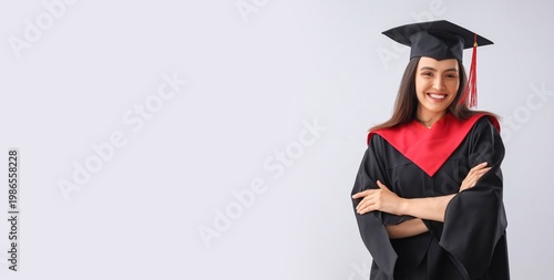 Female graduating student o...