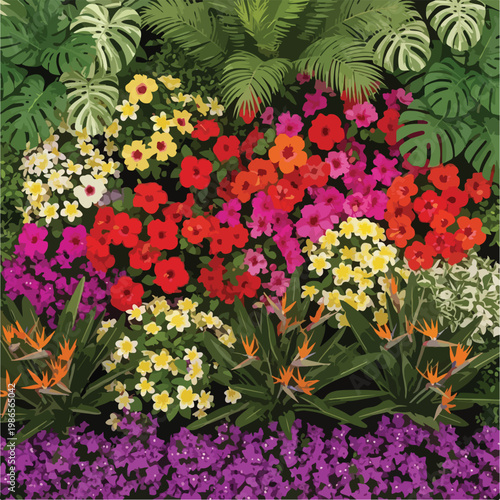 A colorful floral arrangement with various blooms