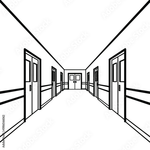 Hospital Hallway Icon