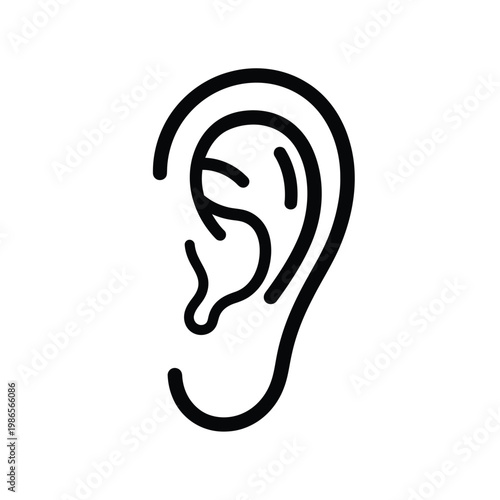 Ear Hearing Icon
