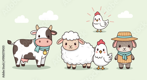 farm animals collection