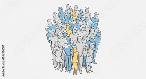 Diverse Group of Medical Professionals Standing Together.