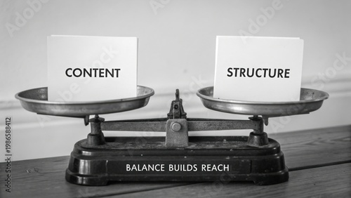 Balance Between Content and Structure for Effective Communication and Engagement in Digital Media