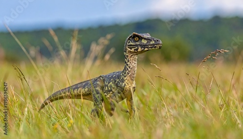 Raptor in Field.