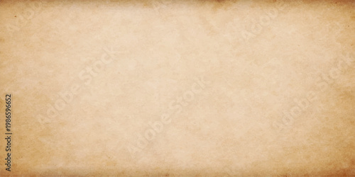Blank antique parchment background featuring a stained vintage brown paper texture with a grungy sepia pattern and aged weathered surface for retro design