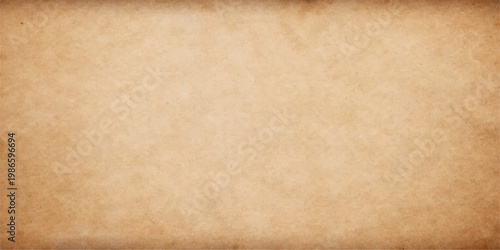 Antique aged parchment background with a vintage brown grunge texture on a stained and damaged blank paper sheet for retro design