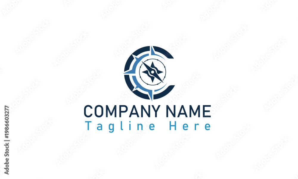 Fototapeta premium Compass Logo