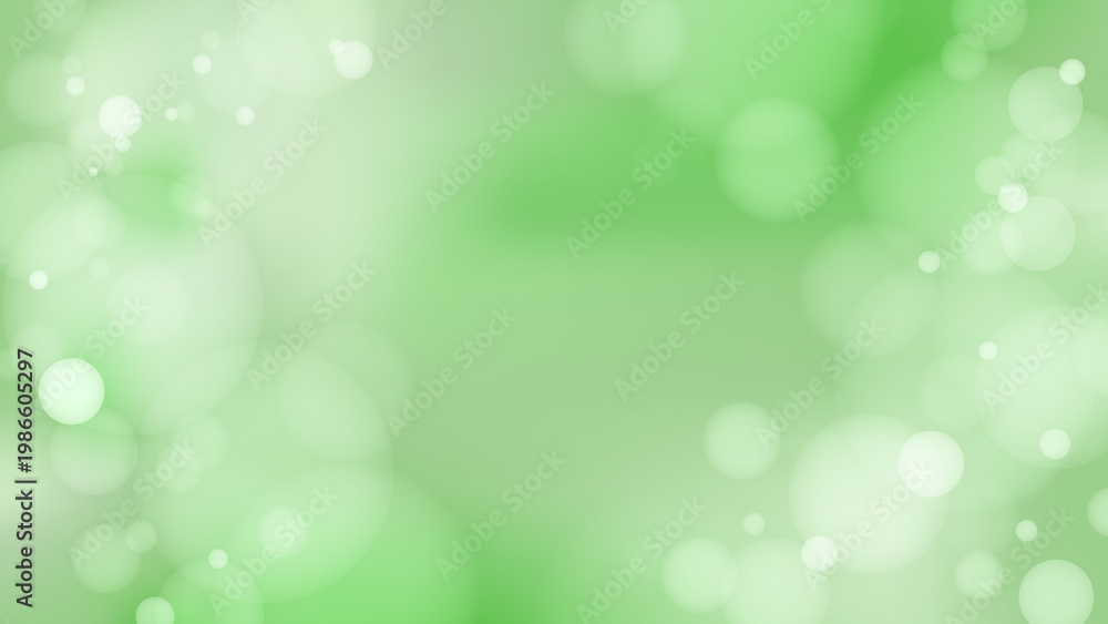 Obraz premium Vibrant green bokeh desktop wallpaper