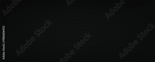 Dark metal diamond mesh grid background. Seamless vector illustration of black perforated steel grating sheet with rhombus holes for industrial technology and engineering design.